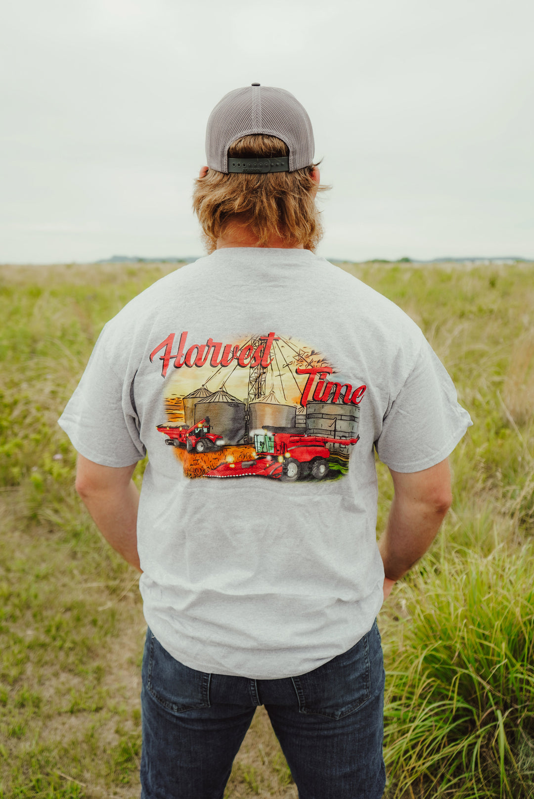 Farm Life - Harvest Time Tee (Red)