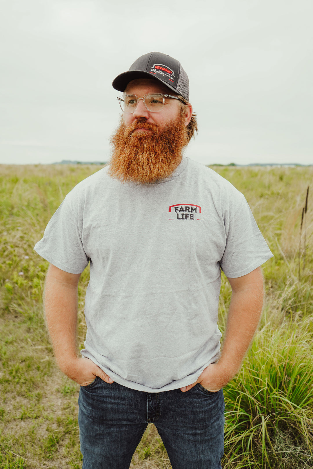 Farm Life - Harvest Time Tee (Red)