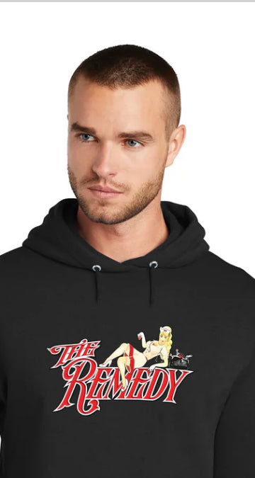 Blonde Hair Love Hoodie BLACK